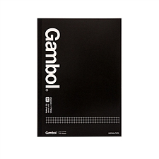 国誉 渡边Gambol无线装订笔记本(5mm方格) (黑) B5/50页 5本/封  WCN-GNB1553