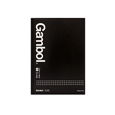 国誉 渡边Gambol无线装订笔记本(5mm方格) (黑) A5/50页 5本/封  WCN-GNB3553