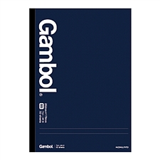 国誉 渡边Gambol无线装订本(7mm横线) (藏青) B5/80页 5本/封  WCN-GNB1852