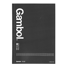 国誉 渡边Gambol无线装订本(5mm方格) (黑色) A4/80页 5本/封  WCN-GNB2853