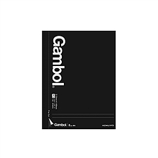 国誉 渡边Gambol易撕线系列无线装订本(8mm横线) (黑色) A5/50页 5本/封  WCN-GNB3554
