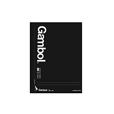 国誉 渡边Gambol易撕线系列无线装订本(8mm横线) (黑色) A5/80页 5本/封  WCN-GNB3854