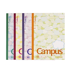 国誉 Campus对话框系列无线装订本(8mm点线) (4色混装) A5/40页 8本/封  WCN-CNB3419