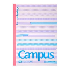 国誉 Campus彩色贴纸笔记本 (混色) A5/40  WCN-CNB
