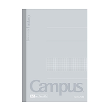 国誉 Campus无线装订方格笔记本 (灰) A5/40页  WCN