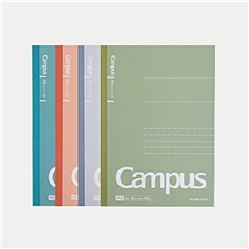 国誉 Campus彩色无线装订本 (4色混装) A5/40页 8mm点线 4本/封  WCN-CNB3473-2