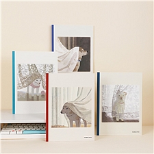 国誉 Illustrator无线装订本(窗帘和小狗) (4色混装