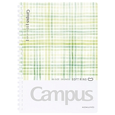 国誉 Campus水彩絮语软线圈笔记本 (绿) B5/40页  WSG-SRDB540G