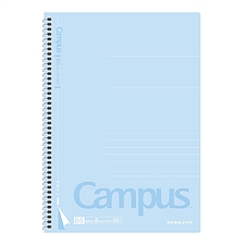 国誉 Campus螺旋装订易撕笔记本(经典系列) (浅蓝) B5/50页  WCN-CSN1510N