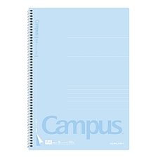 国誉 Campus螺旋装订易撕笔记本(经典系列) (浅蓝) A4/50页  WCN-CSN2510