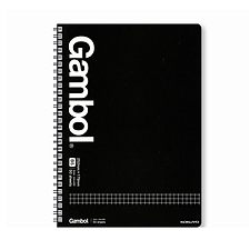 国誉 渡边Gambol双螺旋笔记本(5mm方格) (黑) B5/50页  WCN-GTN1553