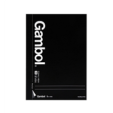 国誉 渡边Gambol双螺旋装订本(8mm横线) (黑色) A5/80页  WCN-GTN3854