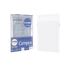 国誉 CampusMemo活页配件(卡片收纳袋) (灰紫) A7变形  WSG-MEV5101
