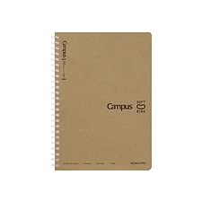 国誉 Campus软线圈牛皮纸笔记本 (棕色) B5/40页  W