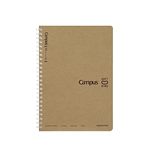 国誉 Campus软线圈牛皮纸笔记本 (棕色) A5/50页  WCN-CSR3510