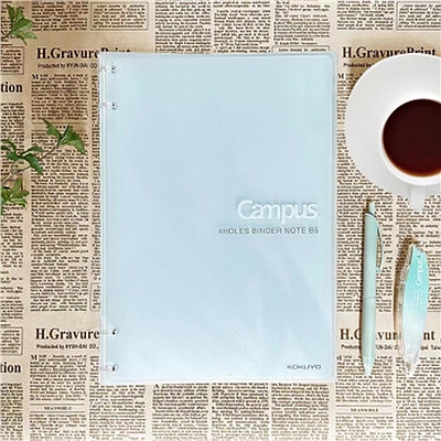 Campus超薄四孔活页本