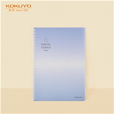 国誉 淡彩曲奇晴空系列软线圈笔记本 (蓝蓝) B5/40