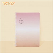 国誉 淡彩曲奇晴空系列软线圈笔记本 (红橙) B5/40