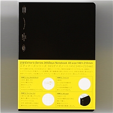 日东 STALOGY 365全年册方格手帐笔记本 (黑) A5/184页  S4101