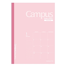 国誉 2021年Campus手帐日程本(月计划) (粉红) B5/32页  NI-CMP-B5-21