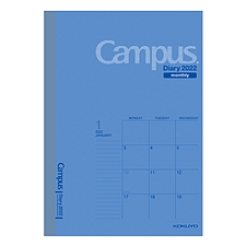 国誉 2022年Campus手帐日程本(月计划) (蓝) B5/32页  NI-CMB-B5-22