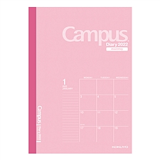 国誉 2022年Campus手帐日程本(月计划) (粉红) B5/32页  NI-CMP-B5-22