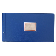 立信 塑料账夹 (蓝、绿) 10K（390*220mm）  2902-10