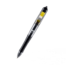 3M 报事贴指示标签中性笔 (黑色笔+黄色标签) 0.5mm  694-BK