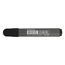 易优百 塑壳白板笔 (黑) 10支/盒  EB-45