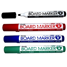普乐士 白板笔4色袋装 (黑/红/蓝/绿) 4支/袋  MK-RKBG