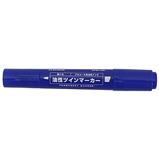 白金 大双头记号笔 (蓝) 10支/盒  CPM-150