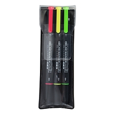 国誉 双头荧光笔3色套装 (3色) 3支/套  PM-L202-3S