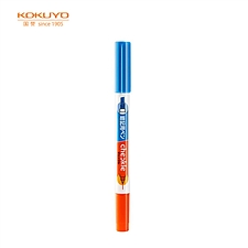 国誉 双头双色暗记笔 (蓝/橘)  PM-M221-1P