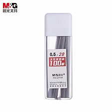 晨光 大容量自动铅芯 (黑) 2B 0.5mm 100根/盒  ASLQ31082B5