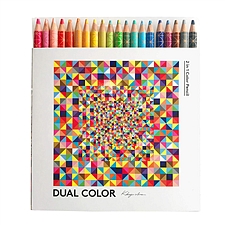 国誉 DUAL COLOR 2色混色彩色铅笔套装 (20色) 20支