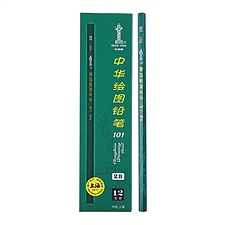 中华 绘图铅笔量贩 2H 12支/盒  101-2H
