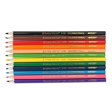 马可 12色彩色铅笔 (12色)  4100-12CB