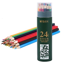 晨光 彩色铅笔PP筒装 (彩色) 24支/筒  AWP34305