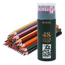 晨光 彩色铅笔PP筒装 (彩色) 48支/筒  AWP36808