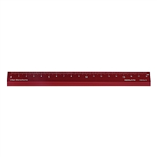 国誉 都市印象铝制直尺 (深红) 18cm  WSG-CLU18DR