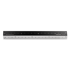 国誉 都市印象PC铝制直尺 (黑色) 18cm  WSG-CLUH18D