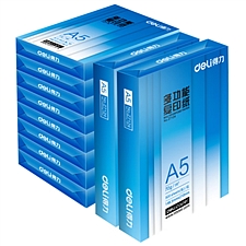 得力 铂锐复印纸A5 70g 10包/箱  Z7123