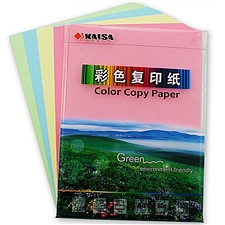 凯萨 彩色复印纸(浅色4色装) A4 80g 100张/包  KS-98612