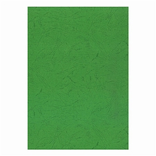 优玛仕 双面皮纹纸装订封面 (15#中绿) 100张/包  A4 230g
