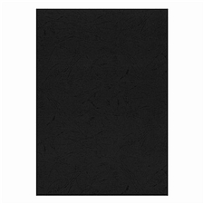优玛仕 双面皮纹纸装订封面 (17#黑) 100张/包  A4 230g