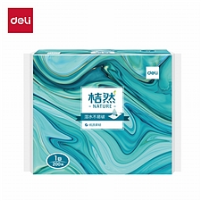 得力 桔然系列单层200抽擦手纸 20包/箱  CC1200-05