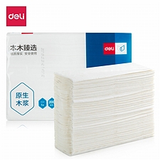 得力 臻韧系列单层200抽擦手纸 20包/箱  CC1200-01