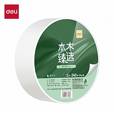 得力 本木系列双层240米大卷纸 3卷/提，4提/箱  WP2240-01