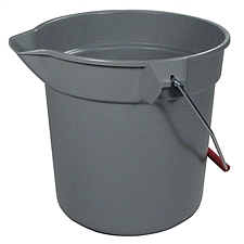 乐柏美 圆形清洁水桶 (灰色) 9.5L  FG296300GRAY