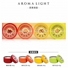 Aroma Light 茶果微甜4PK香薰蜡烛套装  M10-AL22056